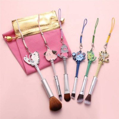 Lovely animals Women Cosmetic Brush Eyeshadow Concealer Lip Brush Christmas Gift 21 Style Pokemon GO Makeup Brushes