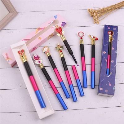 Multi-section Stitching Anime Makeup Brushes Cute Cosmetic Eyeshadow Eyebrow Lipsticks Personalized Make Up Brush